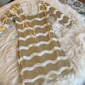 NEW ARDEN B. Mini sequins dress